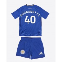 Leicester City Facundo Buonanotte #40 Domaci Dres za djecu 2024-25 Kratak Rukav (+ Kratke hlače)